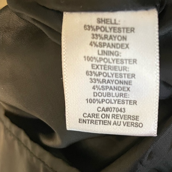 Calvin Klein Black Fit Flare knee length round neckline work dress - size 12 - Picture 8 of 9